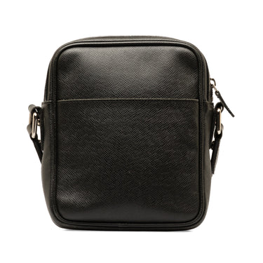 Black Louis Vuitton Taiga Dimitri Crossbody Bag