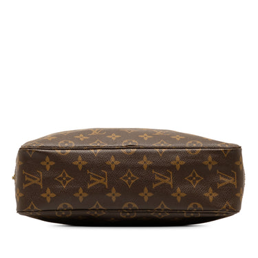 Brown Louis Vuitton Monogram Trousse Toilette 28 Clutch Bag - Designer Revival