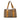 Brown Gucci Medium GG Canvas Bamboo Libeccio Tote - Designer Revival