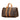 Brown Louis Vuitton Monogram Keepall 45 Travel Bag