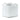 White Chanel Large Quilted Lambskin Top Handle Jewelry Box With Chain Vanity Bag