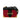 Red Prada Saffiano Trimmed City Calf Cahier Crossbody Bag
