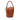 Brown LOEWE Leather Gate Bucket Bag Satchel