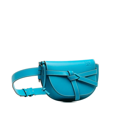 Blue LOEWE Mini Gate Belt Bag - Designer Revival