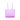 Purple Chanel Small Rubber Logo Jelly Tote