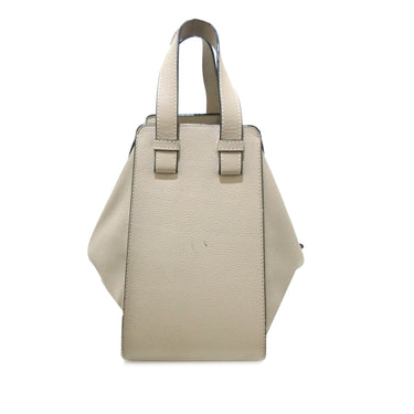 White Loewe Small Hammock Bag Satchel - Designer Revival