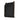 Black Chanel Quilted Calfskin Chain Flat Shoulder Bag