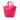 Pink Prada Medium Canvas Canapa Logo Convertible Shopping Tote