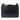 Black Fendi Calfskin and Canvas FF 1974 Flat Baguette Crossbody - Designer Revival