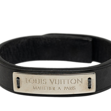 Black Louis Vuitton Press It Bracelet