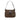 Brown Fendi Zucca Canvas Double Flap Shoulder Bag