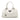 White Louis Vuitton Epi Bowling Montaigne GM Handbag