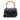 Black Gucci Calfskin Bamboo Night Satchel - Designer Revival
