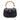 Black Gucci Calfskin Bamboo Night Satchel - Designer Revival