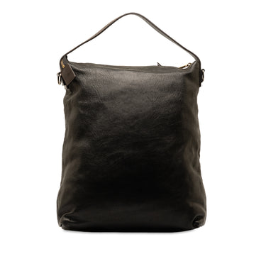 Brown Celine Leather Satchel - Designer Revival