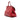 Red Gucci Medium Leather Bamboo Daily Satchel