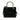 Black Dior Medium Calfskin Patch Embellished Lady Dior Satchel - Designer Revival