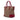 Brown Gucci GG Canvas Heart Bit Satchel - Designer Revival
