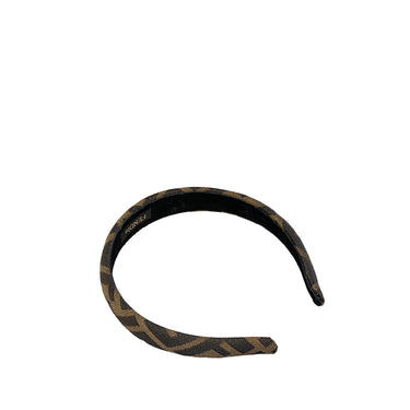 Brown Fendi Zucca Headband