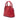 Red Gucci Mini Leather GG Charm Dome Satchel