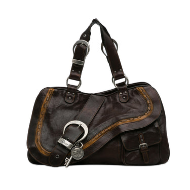 Brown Dior Saddle Double Gaucho Handbag - Designer Revival