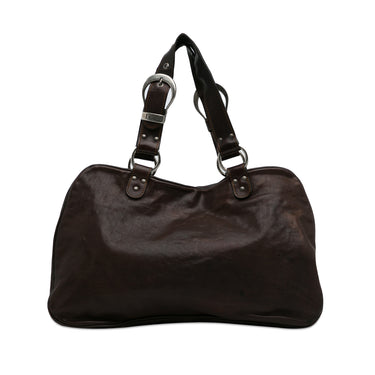Brown Dior Saddle Double Gaucho Handbag - Designer Revival