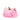 Pink Fendi Small Embossed Suede Peekaboo Click Clutch on Chain Shoulder Bag - Designer Revival