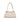 White Bottega Veneta Woven Perforated Leather Shoulder Bag - Designer Revival