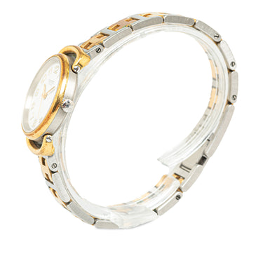 Gold Hermès Quartz Stainless Steel Pullman Watch