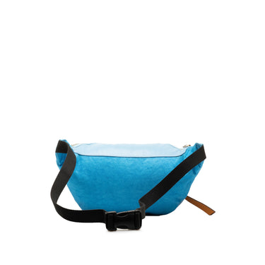 Blue LOEWE Leather Puffy Belt Bag - Designer Revival