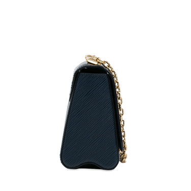 Blue Louis Vuitton Epi Twist MM Crossbody Bag