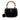 Black Gucci Calfskin Bamboo Night Satchel - Designer Revival
