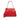 Red Gucci Medium Leather Soho Chain Tote