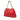 Red Gucci Medium Leather Soho Chain Tote