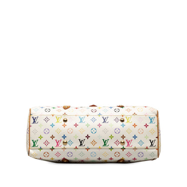 White Louis Vuitton Monogram Multicolore Aurelia MM Shoulder Bag