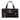 Black Fendi Zucchino Canvas Handbag - Designer Revival