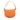 Orange Fendi Zucchino Canvas Hobo Shoulder Bag