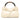 White Gucci Leather Bamboo Top Handle Bag