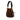 Brown Fendi Mini Zucca Shearling Mon Tresor Bucket Bag