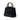 Black Gucci Small Leather Bamboo Nymphaea Satchel