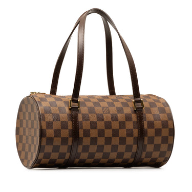 Brown Louis Vuitton Damier Ebene Papillon 30 Handbag - 127-0Shops Revival