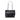 Black Chanel Small Quilted Glazed Calfskin Duo Color Tote - Designer Revival