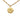Gold Chanel Gold Plated CC Coin Pendant Necklace