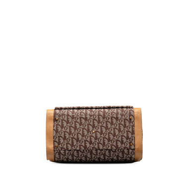 Brown Dior Diorissimo Pocket Tote - Designer Revival
