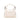 White Gucci Pebbled Calfskin with Guccissima Trim Signoria Shoulder Bag - Designer Revival