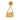 Gold Chanel Gold Plated CC Medallion Handbag Brooch