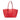 Red Gucci Medium Leather Swing Tote - Designer Revival