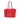 Red Gucci Medium Leather Swing Tote - Designer Revival