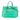 Teal Gucci Leather Bright Bit Satchel - Designer Revival