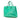Teal Gucci Leather Bright Bit Satchel - Designer Revival